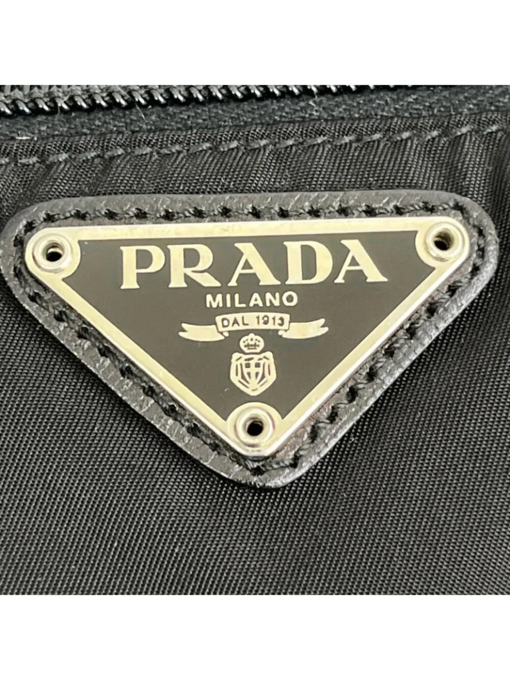 Prada Zipper Pouch Black
